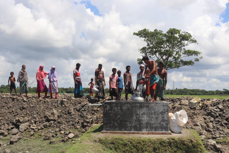 Halia Village in bangladesh water well project of umrelief