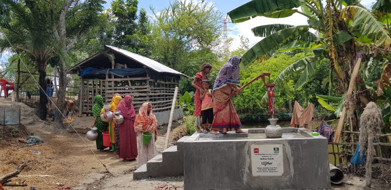 water well project in Noailtala Char Para